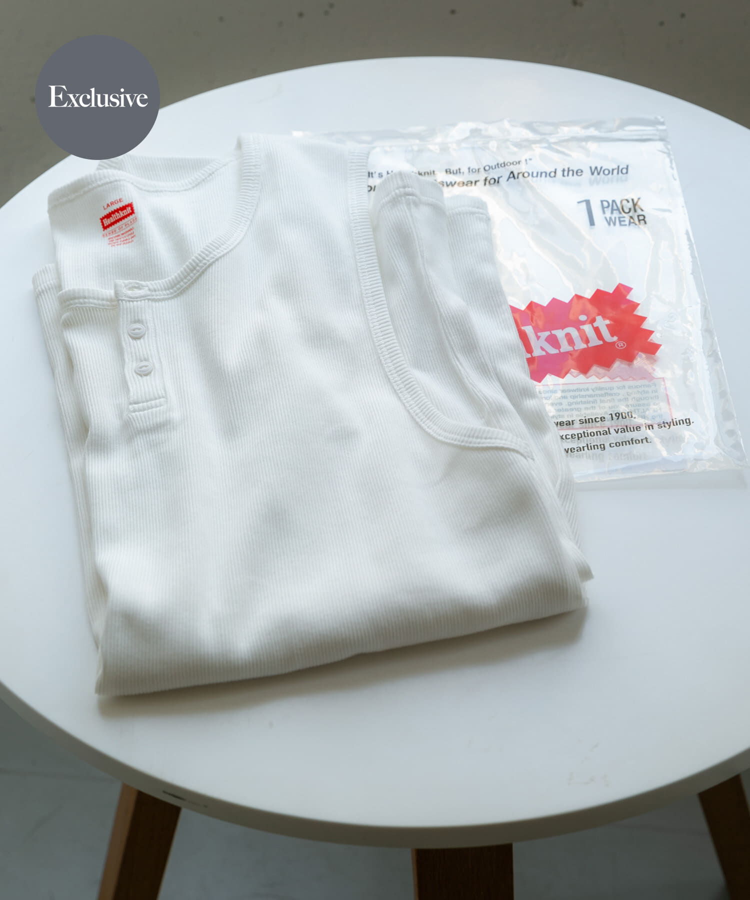 SENSE OF PLACE by URBAN RESEARCH「『別注』Healthknit&times;SENSE OF PLACE　タンクトップ」|タンクトップ|ホワイト