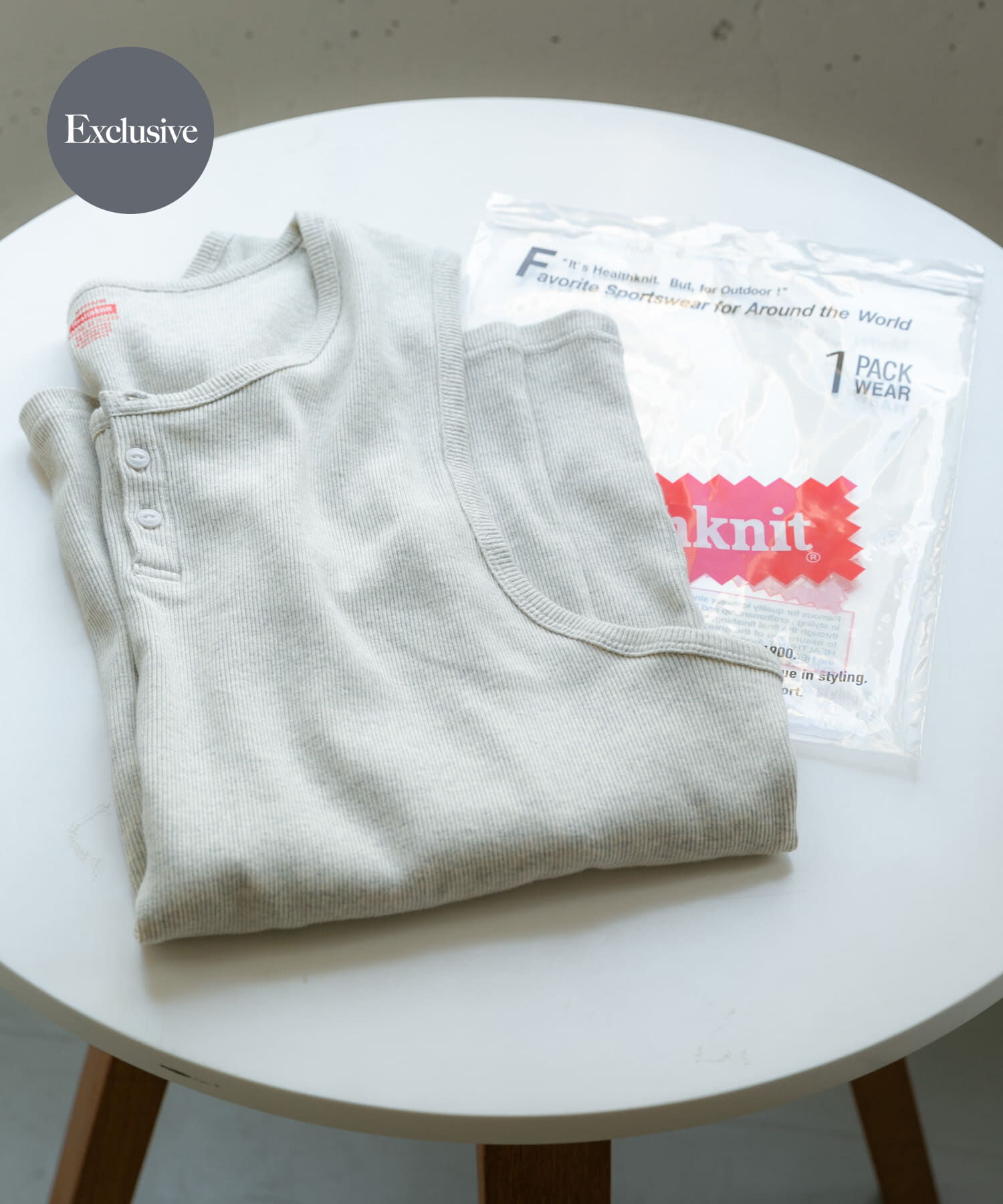 SENSE OF PLACE by URBAN RESEARCH「『別注』Healthknit&times;SENSE OF PLACE　タンクトップ」|タンクトップ|オートミール