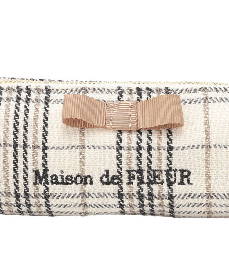 Maison de FLEUR「チェックロングポーチ」|ポーチ|