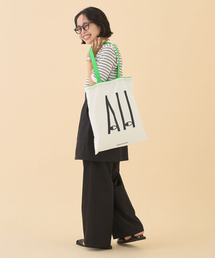 AMERICAN HOLIC「カラーハンドルホリホリトートバッグ」|トートバッグ|