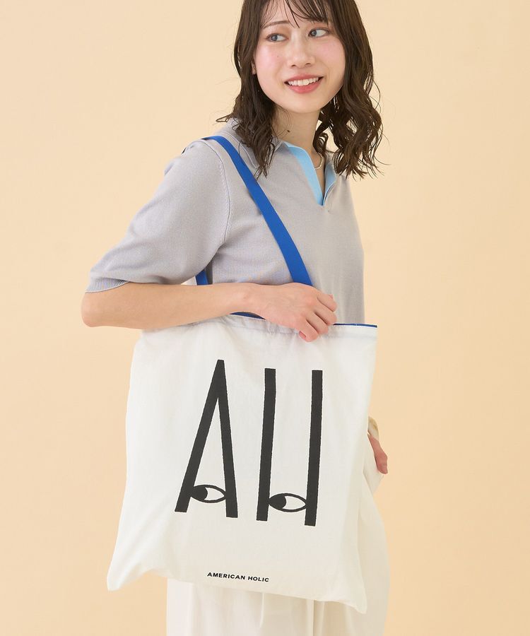 AMERICAN HOLIC「カラーハンドルホリホリトートバッグ」|トートバッグ|