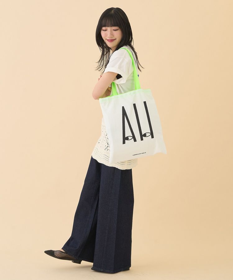 AMERICAN HOLIC「カラーハンドルホリホリトートバッグ」|トートバッグ|