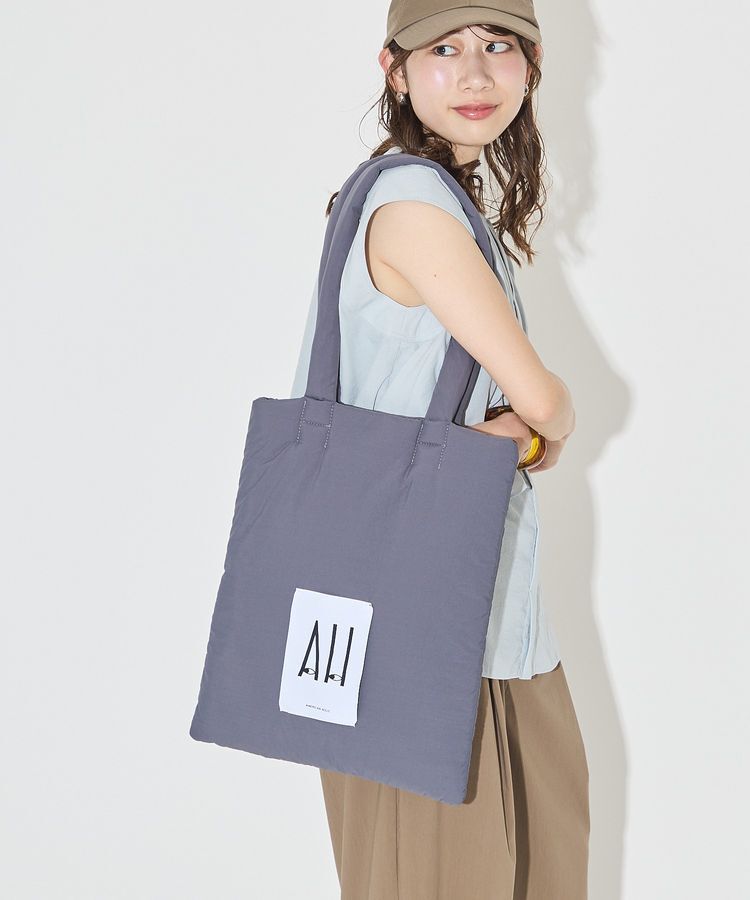 AMERICAN HOLIC「26AWパテッドホリホリトートバッグ」|トートバッグ|Charcoal Gray