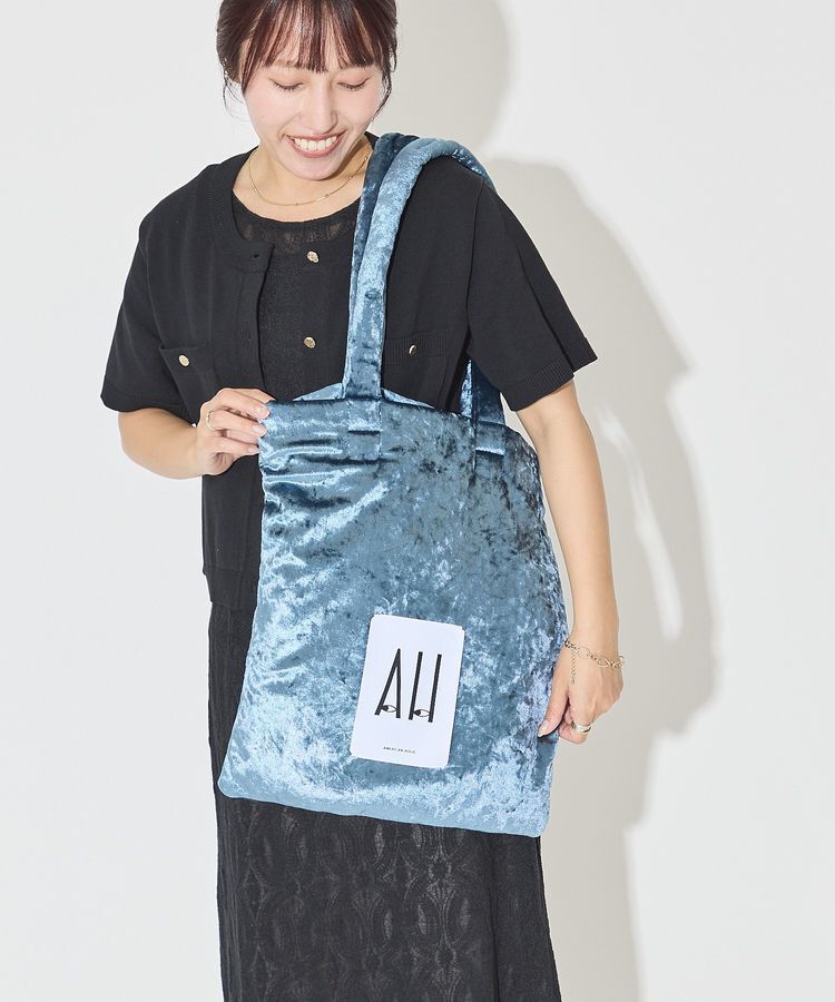 AMERICAN HOLIC「26AWパテッドホリホリトートバッグ」|トートバッグ|Blue