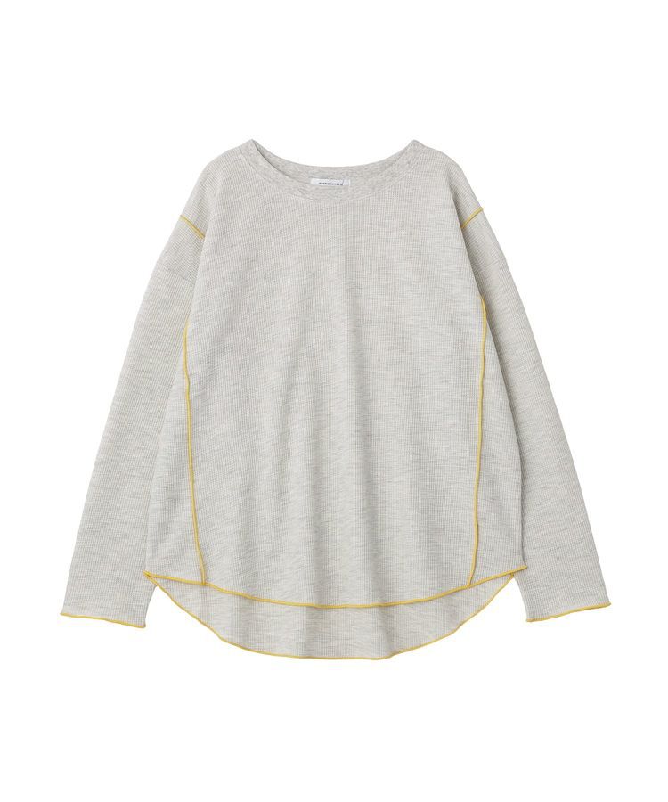 AMERICAN HOLIC「【WEB限定】ワッフル配色メロープルオーバー」|Tシャツ・カットソー|