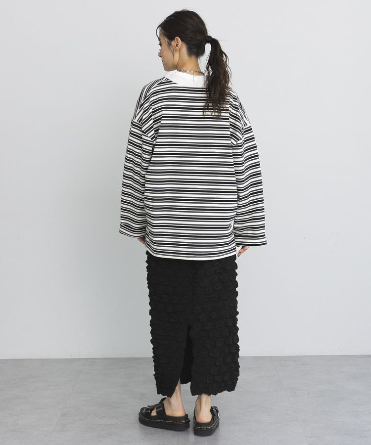 GARAGE OF GOOD CLOTHING「マルチボーダーVネックプルオーバー」|Tシャツ・カットソー|