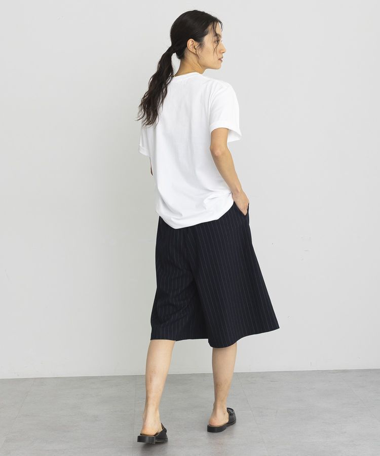 GARAGE OF GOOD CLOTHING「ストライプタックキュロットライクハーフパンツ」|その他|