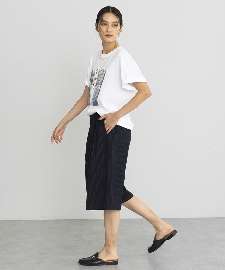 GARAGE OF GOOD CLOTHING「ストライプタックキュロットライクハーフパンツ」|その他|