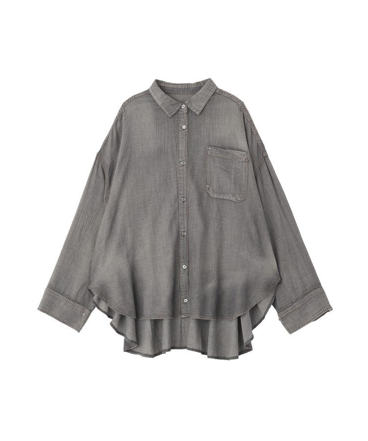 GARAGE OF GOOD CLOTHING「シアーデニムオーバーシャツ」|シャツ・ブラウス|Gray