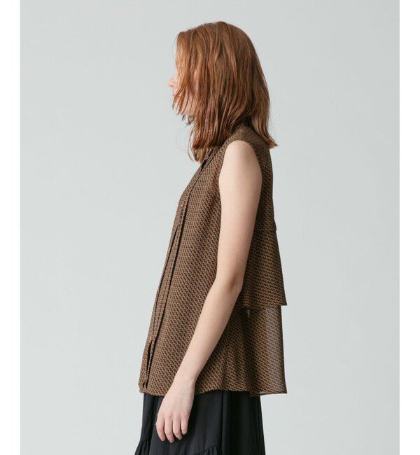 allureville「シアクレープバックフリルブラウス」|その他|