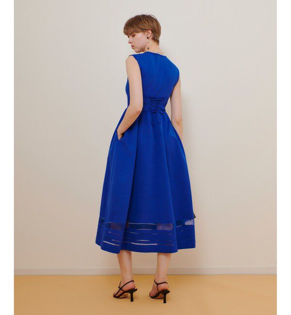 allureville「◇ウエストマークリブワンピース」|ワンピース|