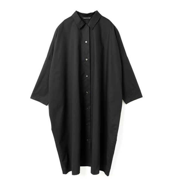 mizuiro ind「mizuiro ind ワイドシャツコート」|その他|ブラック