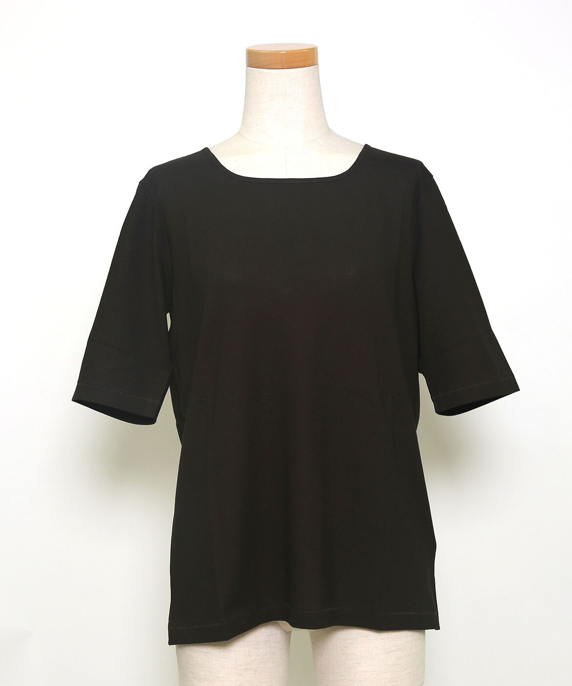 INED「スクエアネックカットソー」|Tシャツ・カットソー|ダークブラウ 4