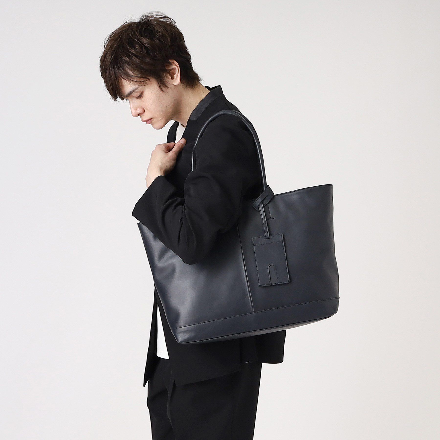 tk.TAKEO KIKUCHI「【WEB限定】レザートートバッグ/A4サイズ収納可/本革/ビジネス対応可」|トートバッグ|
