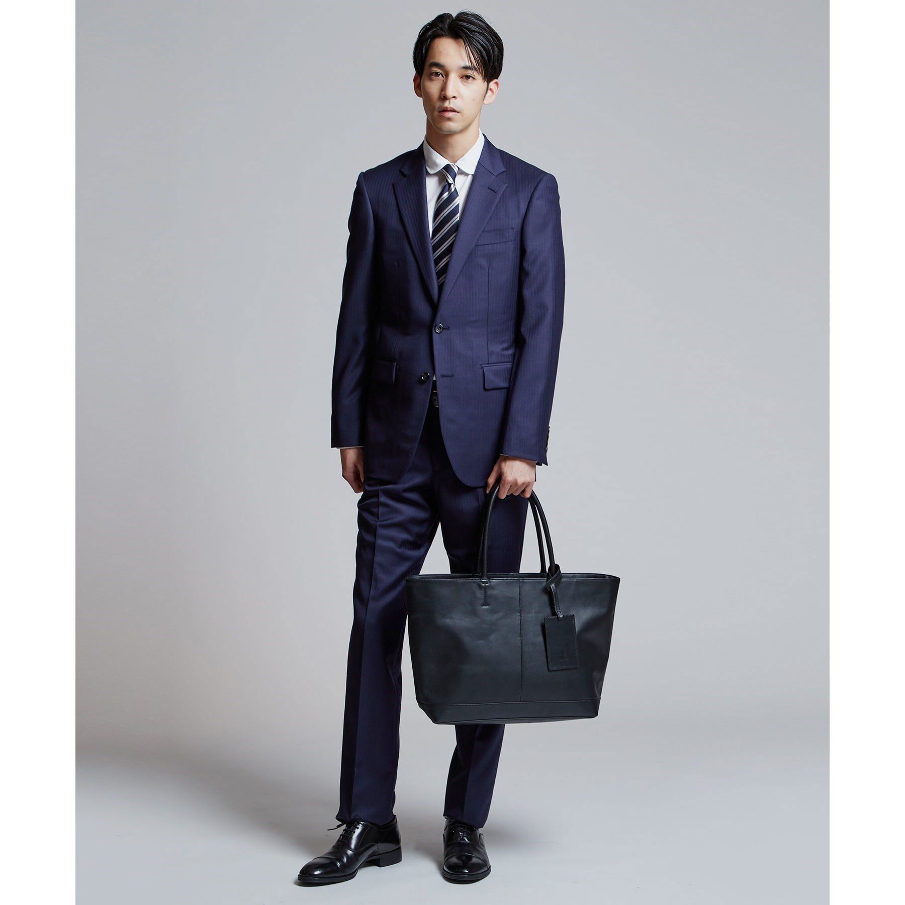 tk.TAKEO KIKUCHI「【WEB限定】レザートートバッグ/A4サイズ収納可/本革/ビジネス対応可」|トートバッグ|