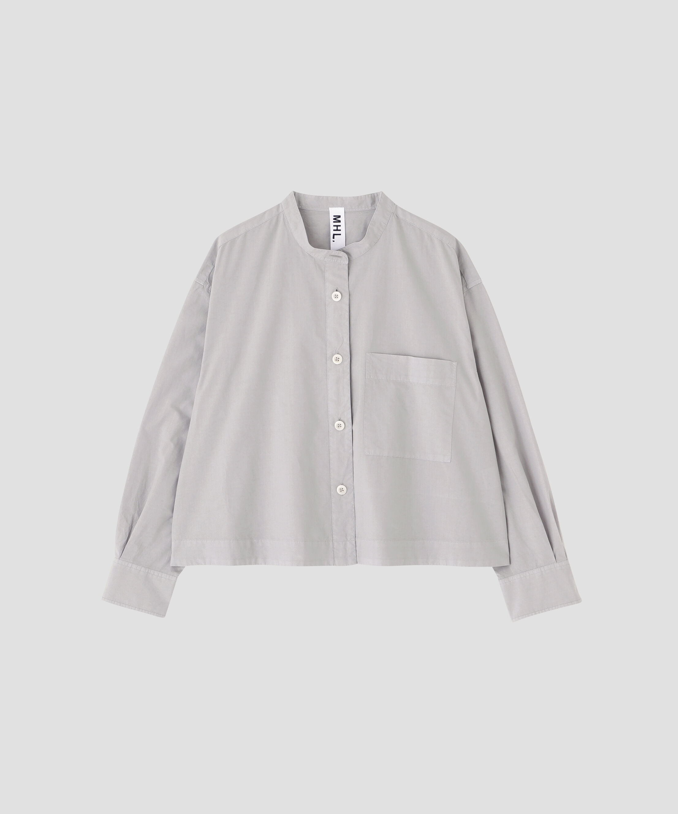MHL.「COTTON RAMIE POPLIN SHIRT」|シャツ・ブラウス|