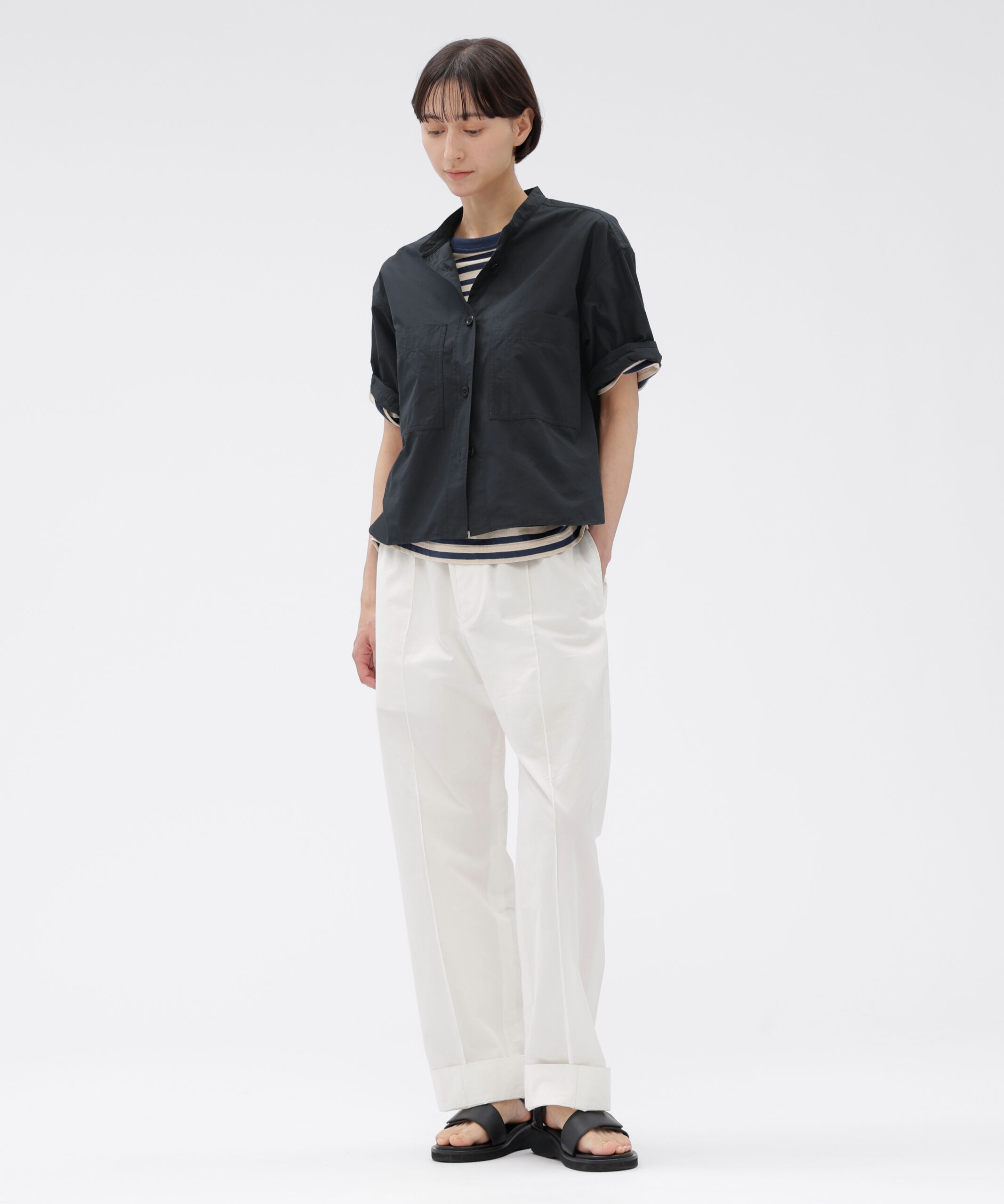 MHL.「COTTON NYLON VOILE POPLIN SHIRT」|シャツ・ブラウス|