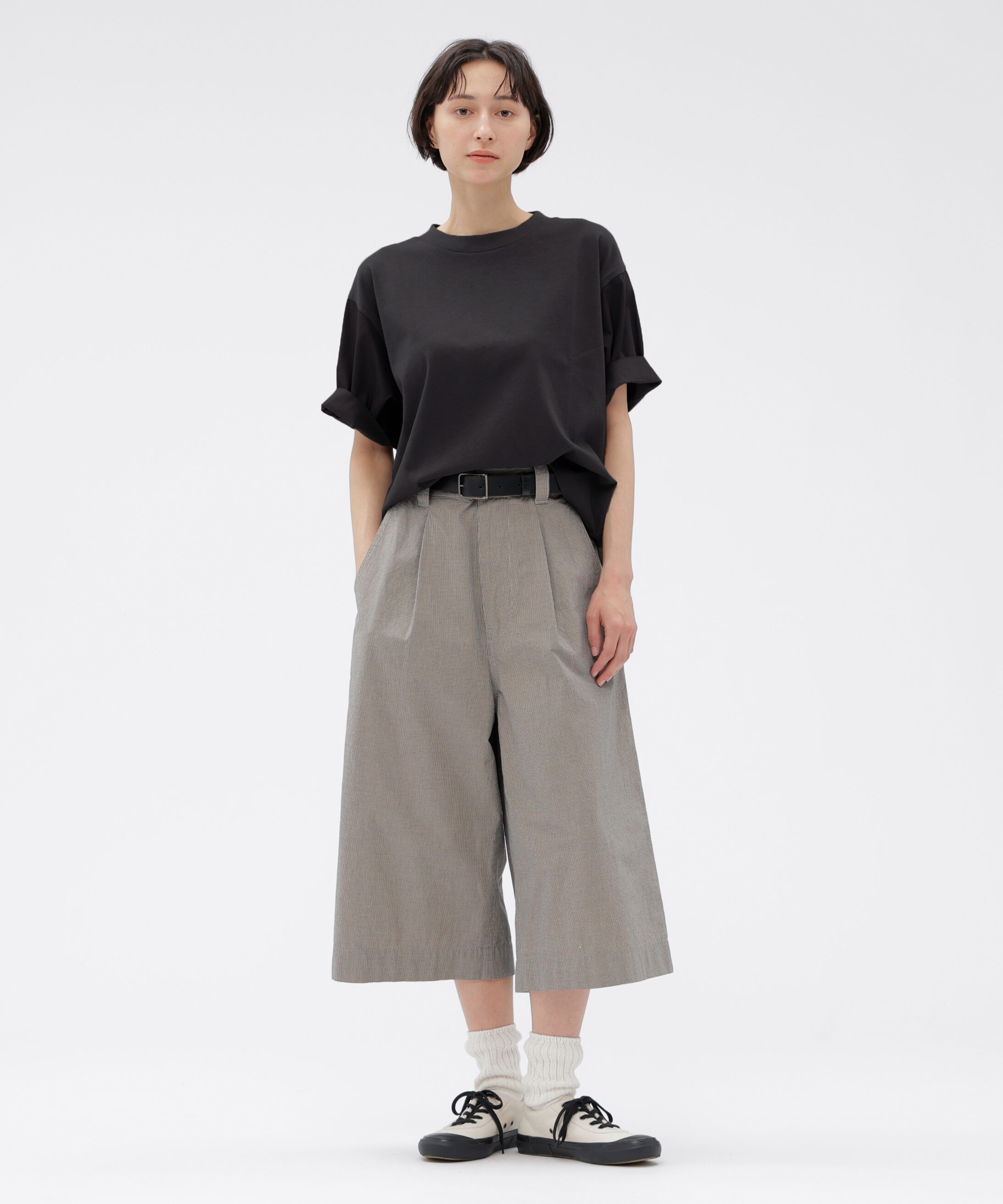 MHL.「GARMENT DYE COTTON JERSEY TOP」|Tシャツ・カットソー|