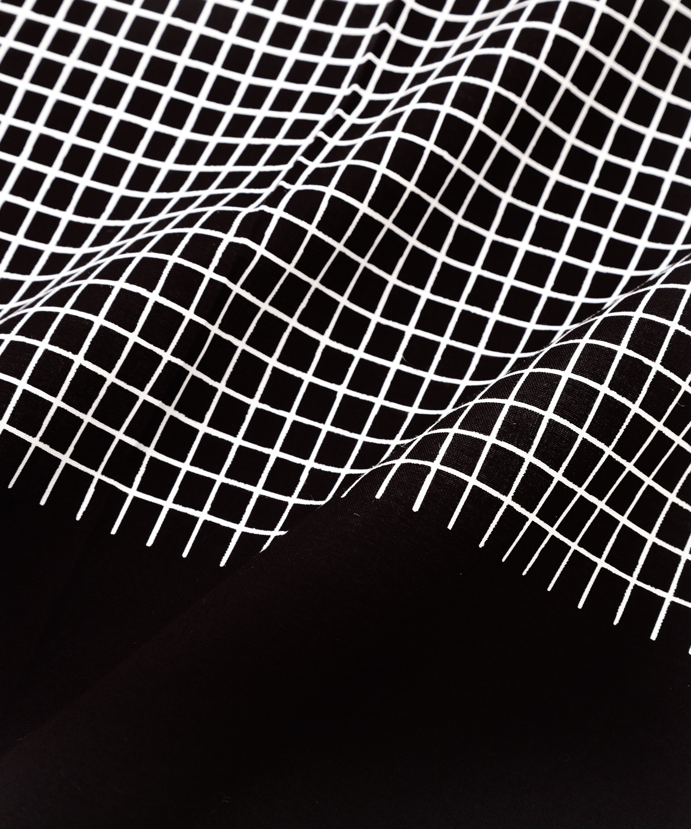 MHL.「PLAIN GRID SCARF」|バンダナ・スカーフ|