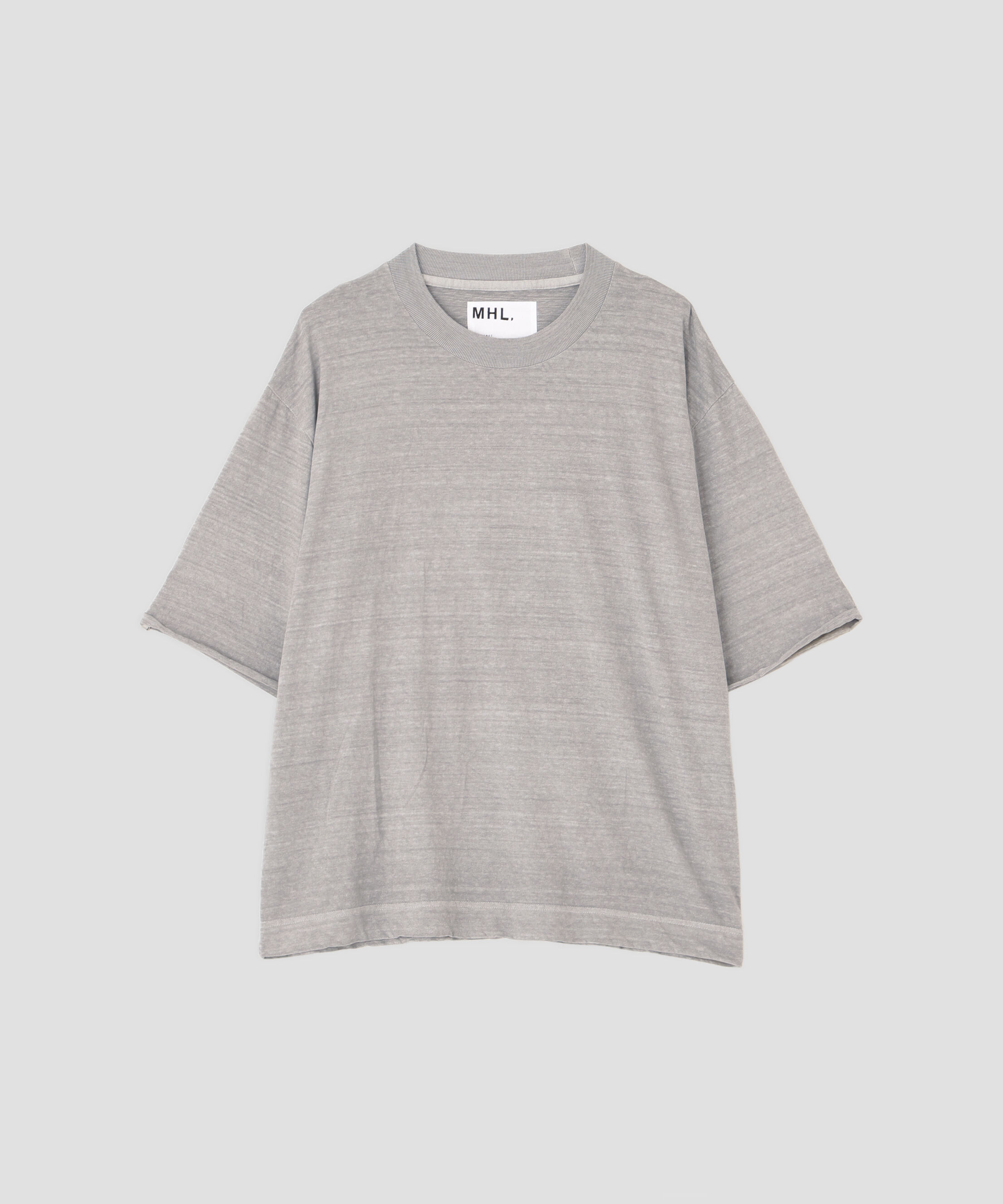 MHL.「CARBON DYED COTTON LINEN TOP」|Tシャツ・カットソー|