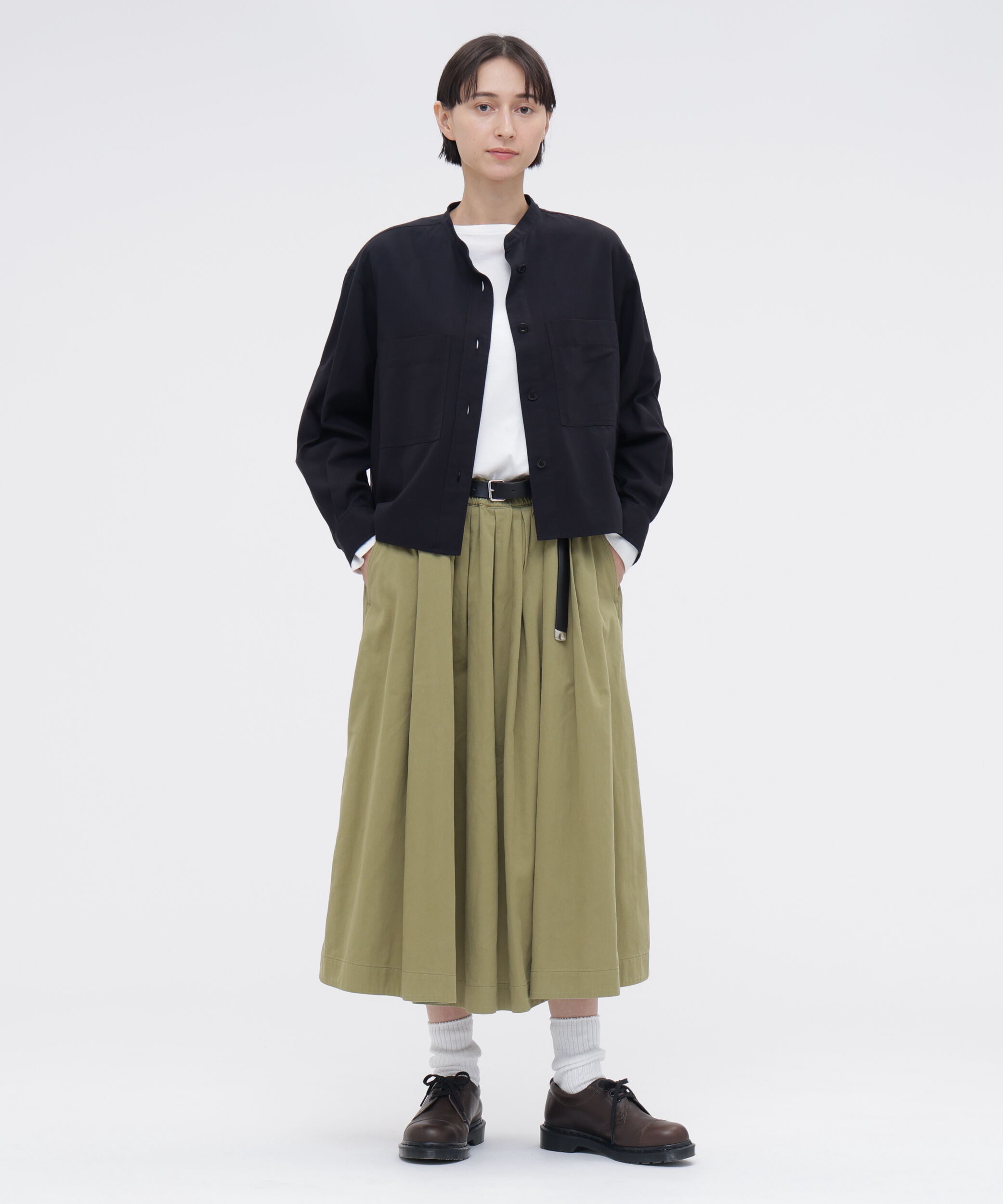 MHL.「FINE COTTON WOOL TWILL SHIRT」|シャツ・ブラウス|