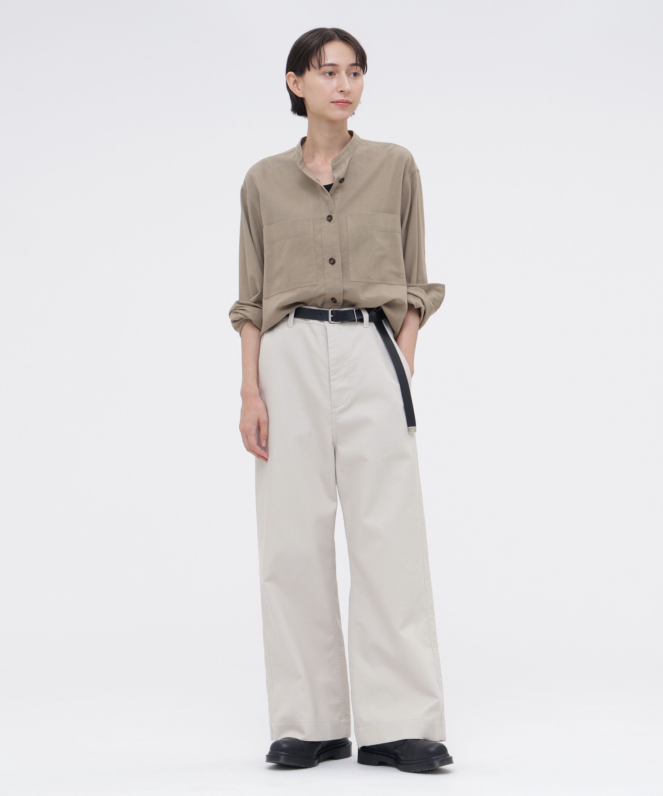 MHL.「FINE COTTON WOOL TWILL SHIRT」|シャツ・ブラウス|