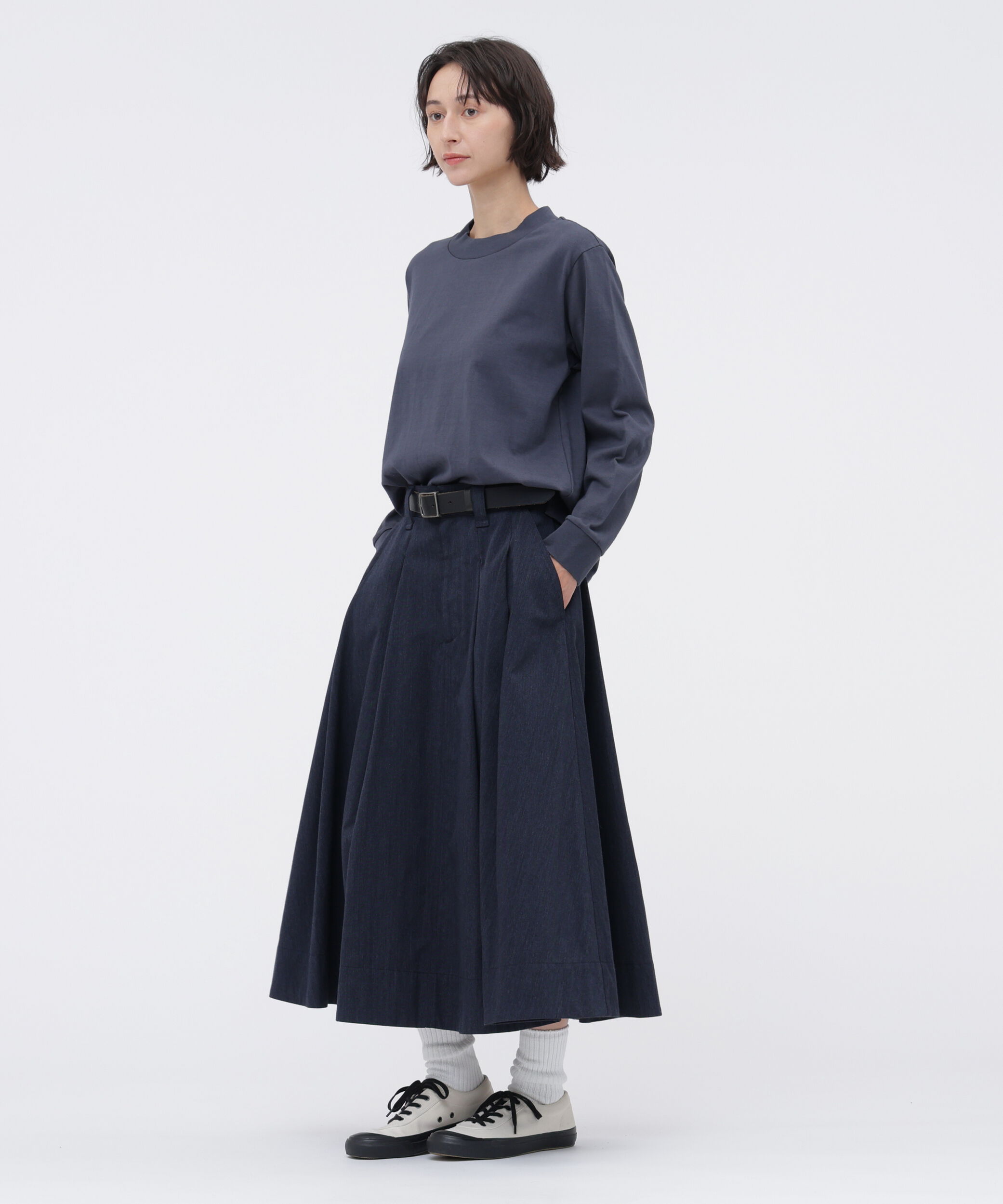 MHL.「MATTE COTTON JERSEY TOP」|Tシャツ・カットソー|