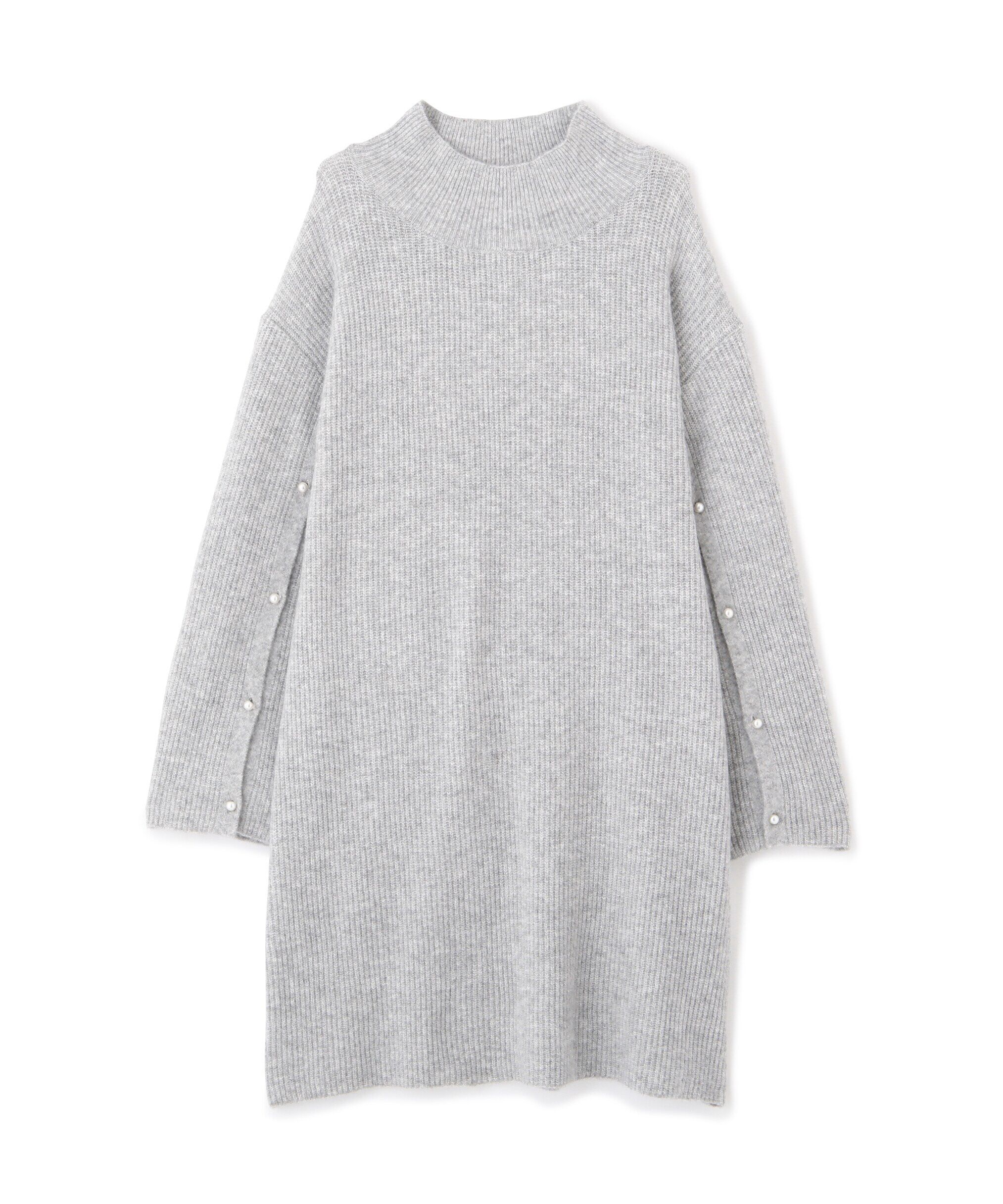 PROPORTION BODY DRESSING「レイヤード風デザインスリーブニットワンピース」|ワンピース|