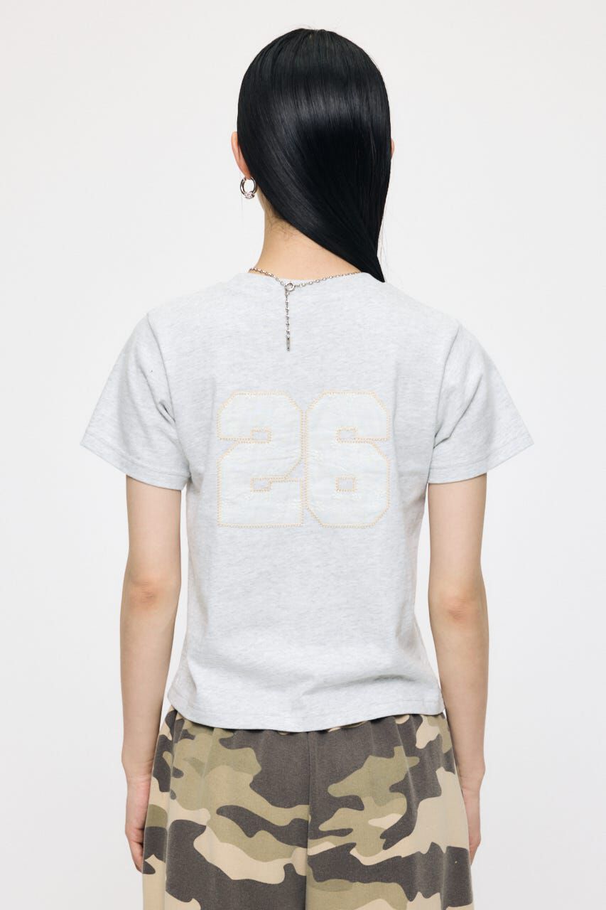 MOUSSY「LACE LOGO TEE」|Tシャツ・カットソー|