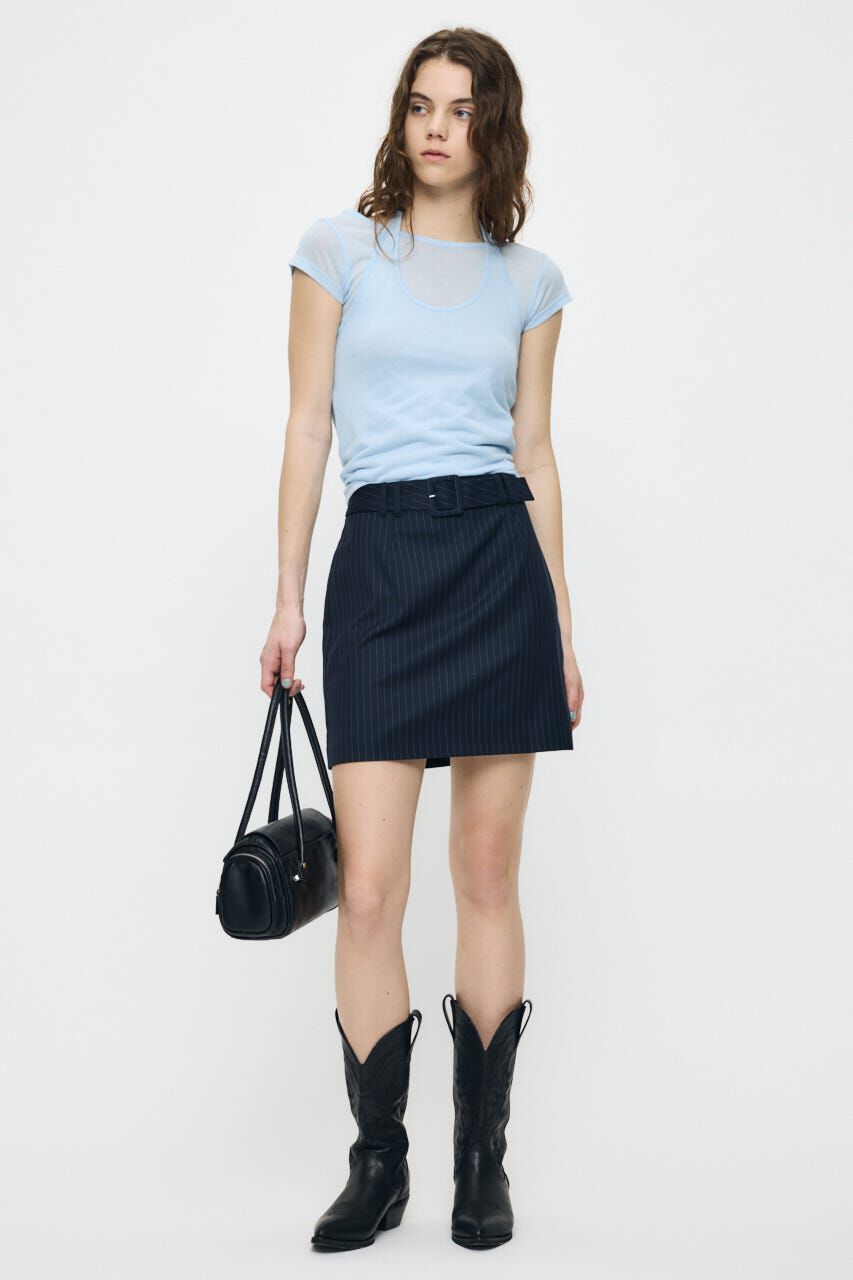 MOUSSY「CLASSIC BELTED MINI スカート」|スカート|