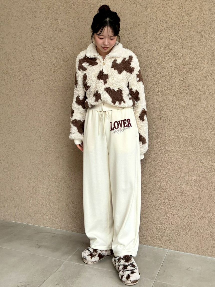SNIDEL HOME「ドロストスウェットロングパンツ」|ルームウェア|