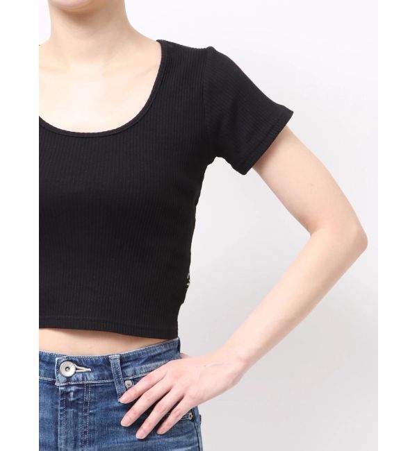 GYDA「レオパードバックリボントップス」|Tシャツ・カットソー|