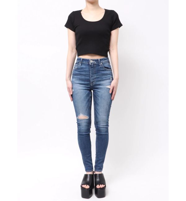 GYDA「レオパードバックリボントップス」|Tシャツ・カットソー|