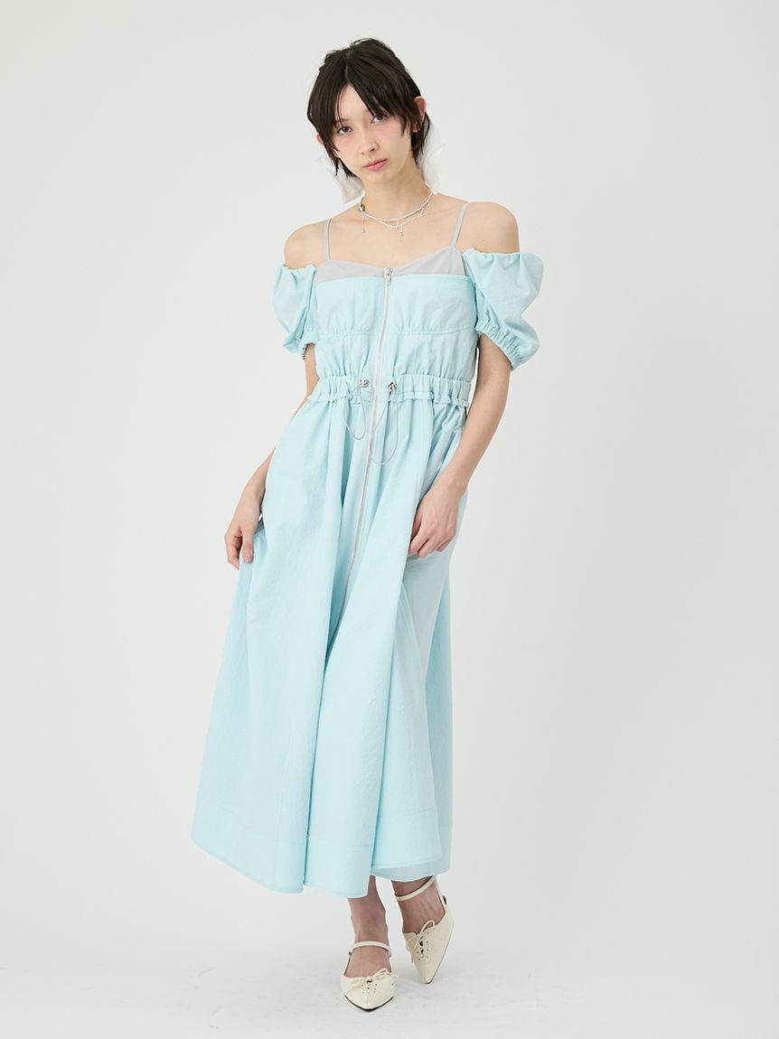 LILY BROWN「【UVカット】オフショルワンピース」|ワンピース|