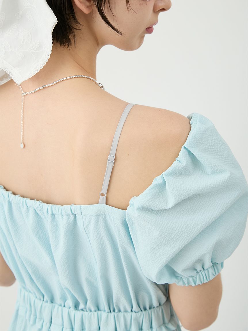 LILY BROWN「【UVカット】オフショルワンピース」|ワンピース|