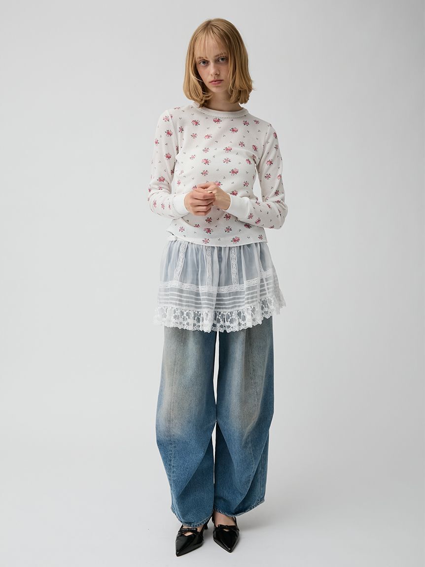 LILY BROWN「【Anniversary Edition】ヴィンテージワッフルトップス」|Tシャツ・カットソー|
