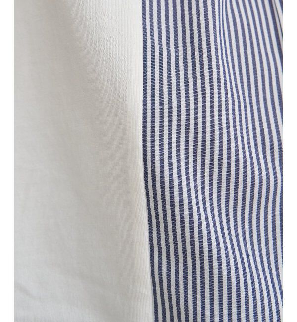 ikka「【接触冷感】異素材切り替えプルオーバー」|その他|