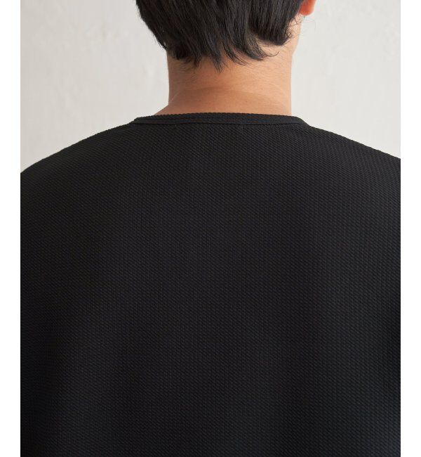 ikka「【接触冷感】フェイクヘンリーネックTシャツ」|Tシャツ・カットソー|