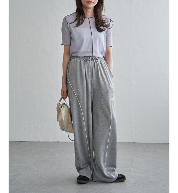 VENCE share style「シアーメロウ配色トップス」|その他|