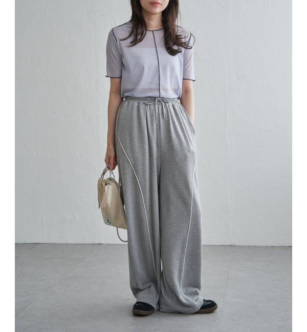 VENCE share style「シアーメロウ配色トップス」|その他|