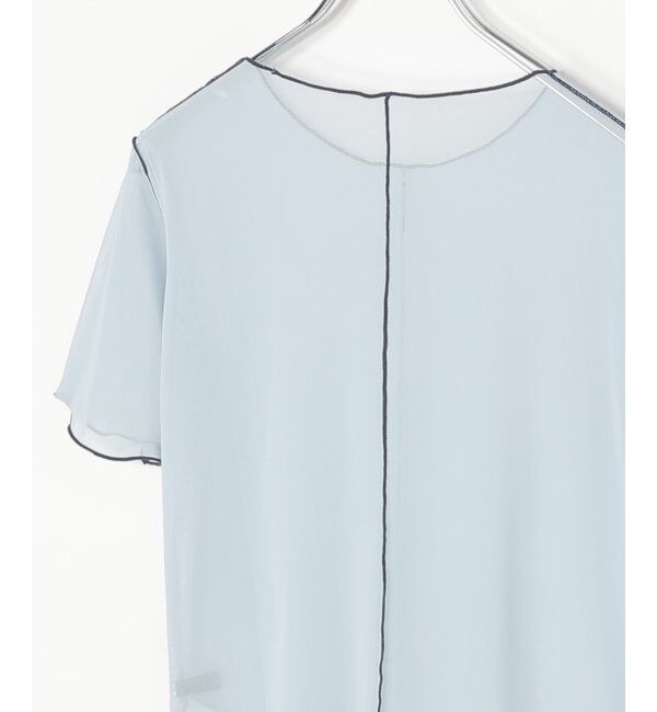 VENCE share style「シアーメロウ配色トップス」|その他|