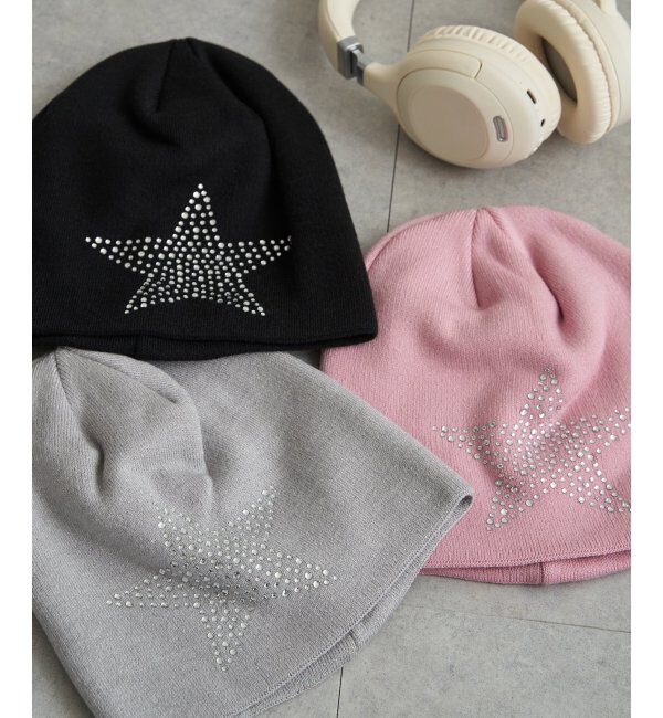 VENCE share style「スタービジューワッチ」|ニット帽|