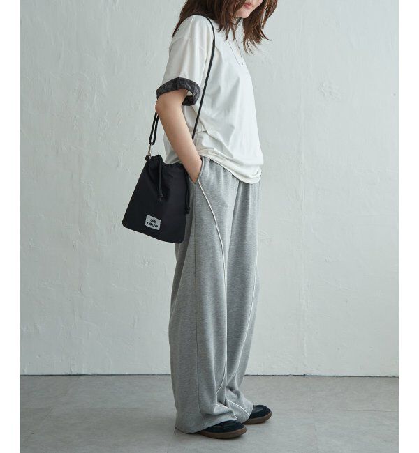 VENCE share style「天竺ベロア袖配色プルオーバー」|その他|