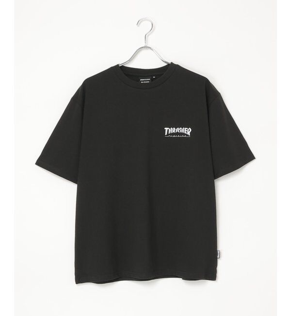 VENCE share style「THRASHER ／スラッシャー  3DファブリックロゴTシャツ」|Tシャツ・カットソー|