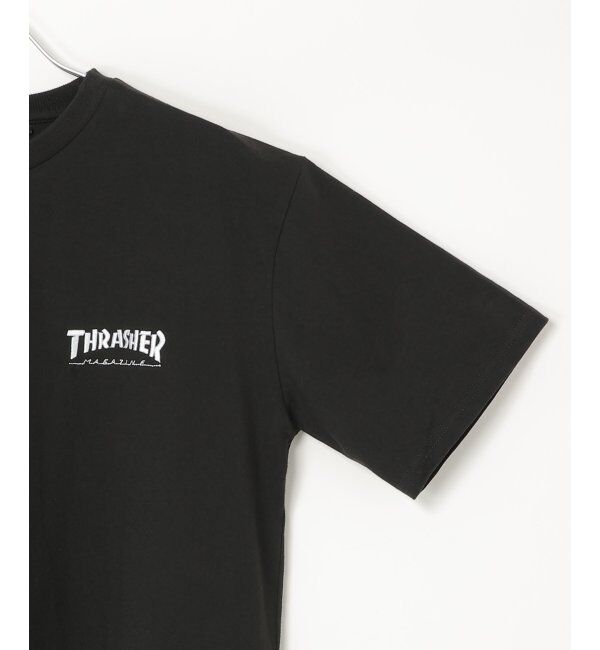 VENCE share style「THRASHER ／スラッシャー  3DファブリックロゴTシャツ」|Tシャツ・カットソー|