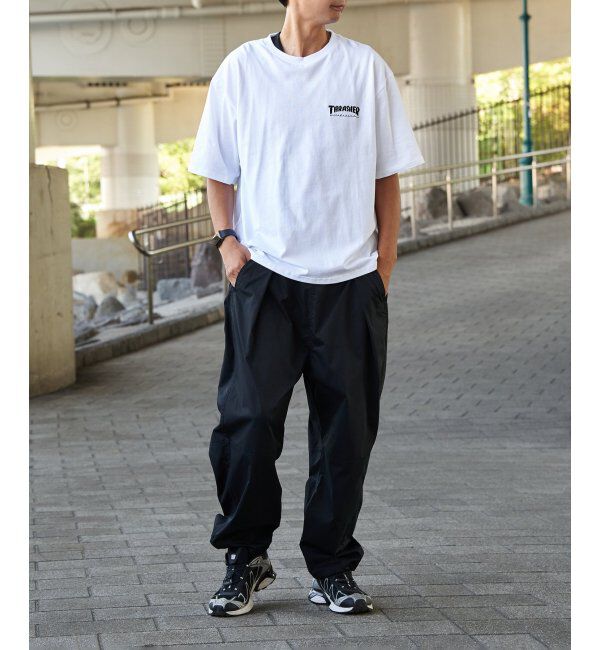 VENCE share style「THRASHER ／スラッシャー  3DファブリックロゴTシャツ」|Tシャツ・カットソー|
