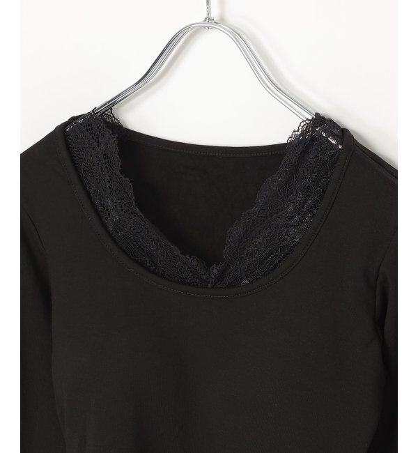 VENCE share style「レース長袖カップTシャツ」|その他|