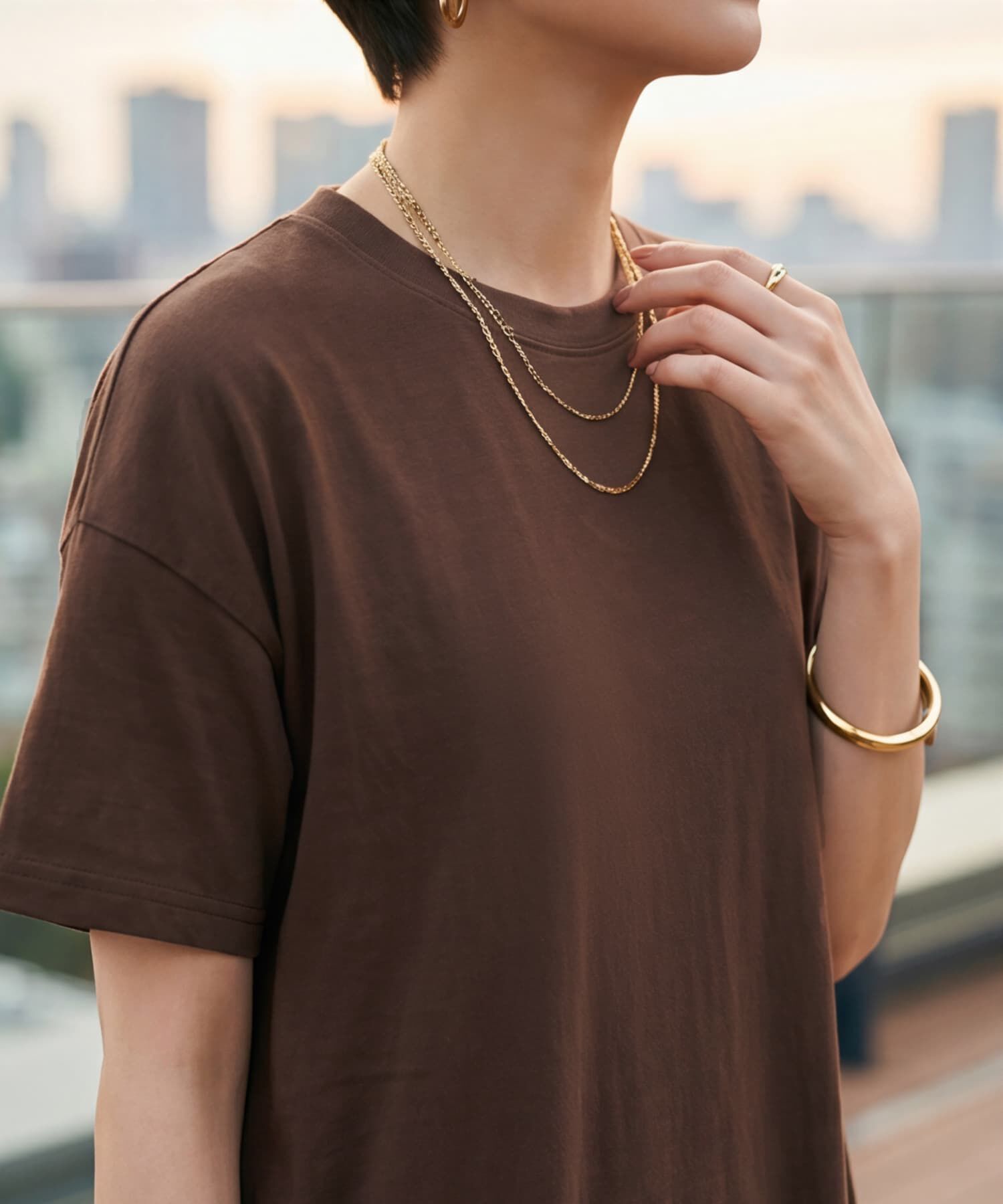 STYLE DELI「【DELI by】ゆるシルエット半袖ロングTシャツワンピース」|ワンピース|