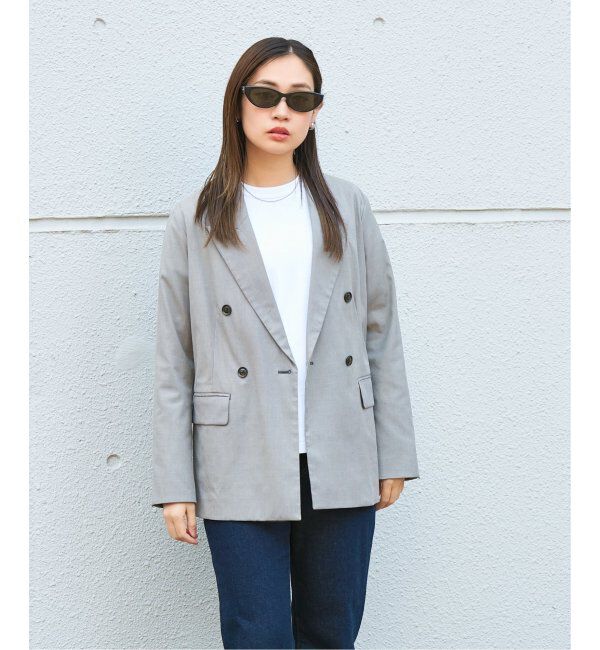  「Zoff｜JOURNAL STANDARD relume オーバル型 横長 サングラス 紫外線対策 UVカット ジャーナルスタンダード」|サングラス|