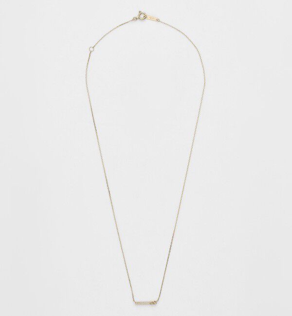 agete「K10ダイヤモンドネックレス（0.01ct）」|ネックレス|